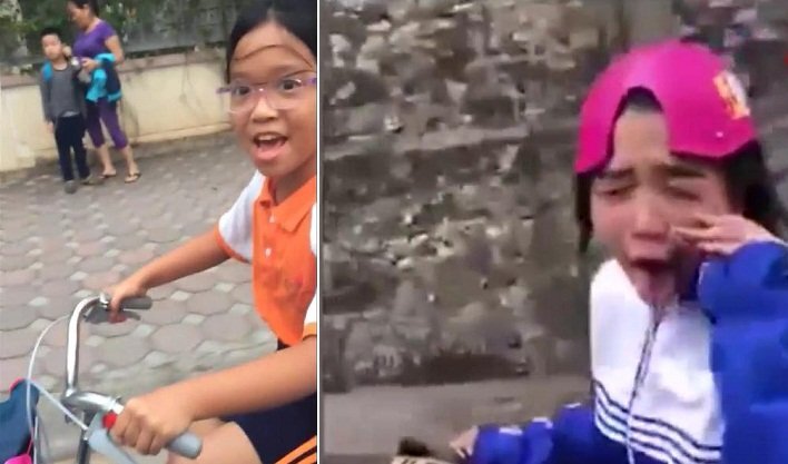 Rộ trào lưu làm clip nhái 'Cô là ai? Cháu không biết, cô đi ra đi!'