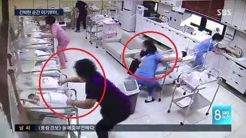 Bệnh viện rung chuyển vì động đất, y tá Hàn Quốc dùng thân mình che chắn trẻ sơ sinh
