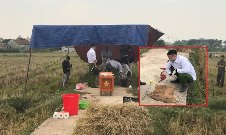 Phát hiện xác cô gái trẻ phân hủy trong cống nước giữa cánh đồng ở Nam Định