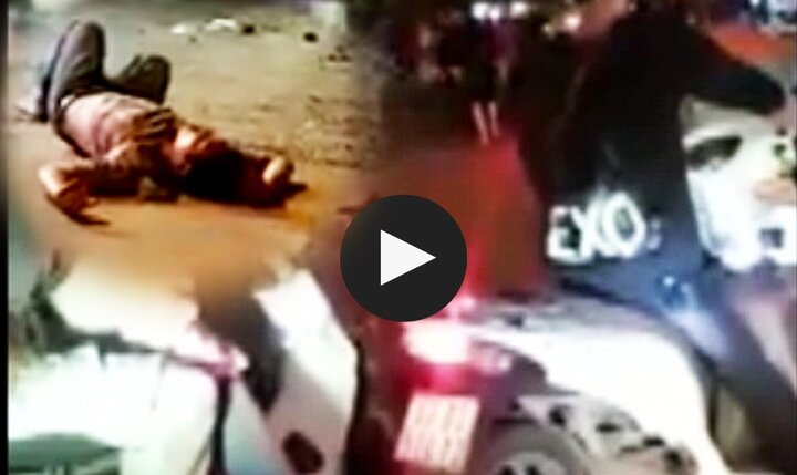 Nhóm giang hồ dùng mã tấu chém gục nam thanh niên giữa đường