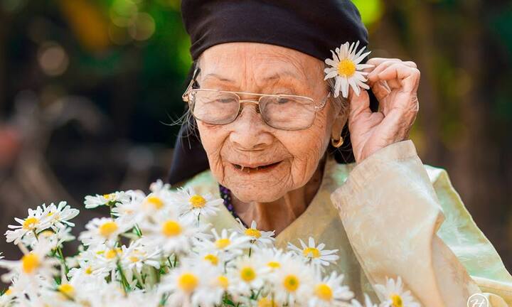 Nao lòng với bộ ảnh 'Ngoại và cúc họa mi'