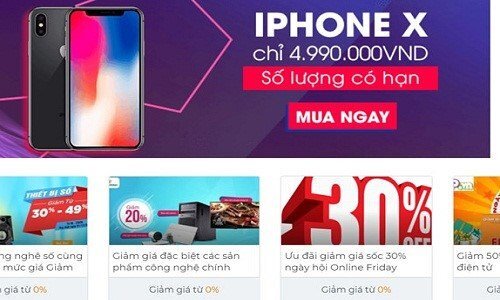 Online Friday 2017: Nhiều sản phẩm giá 0 đồng, rẻ như cho