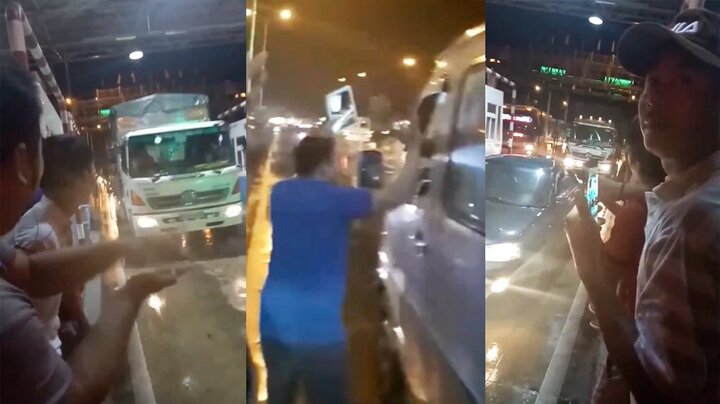 Video: BOT Cai Lậy xả trạm hơn 10 lần trong ngày, tài xế reo hò, bấm còi inh ỏi