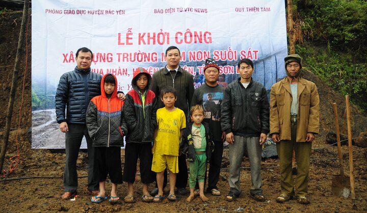 Báo điện tử VTC News khởi công xây trường mầm non ở bản khó khăn nhất Bắc Yên (Sơn La)