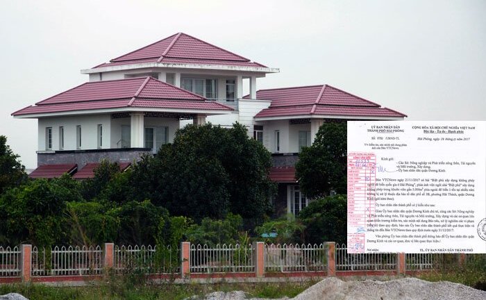 ‘Biệt phủ’ xây dựng trái phép ngoài đê biển: Hải Phòng chỉ đạo xử lý nghiêm