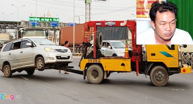Bắt giam chủ xe chém tài xế ở BOT Cai Lậy
