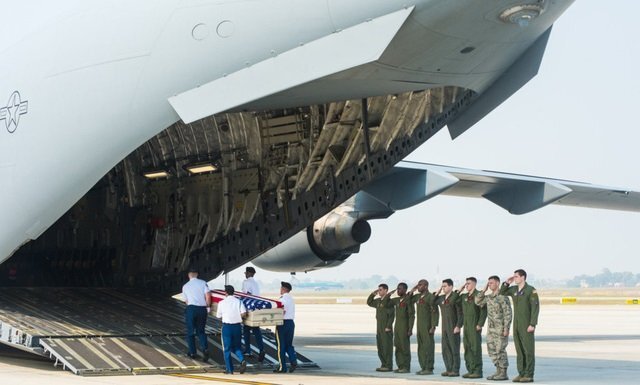 Việt Nam bàn giao thêm 4 bộ hài cốt quân nhân Mỹ
