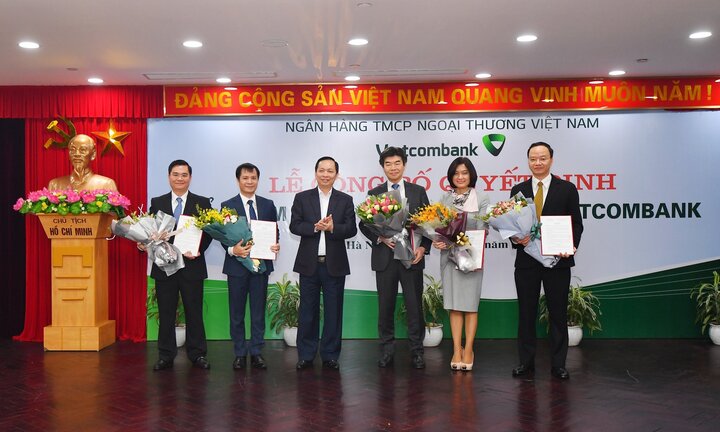 Lễ công bố quyết định bổ nhiệm nhân sự cấp cao Vietcombank