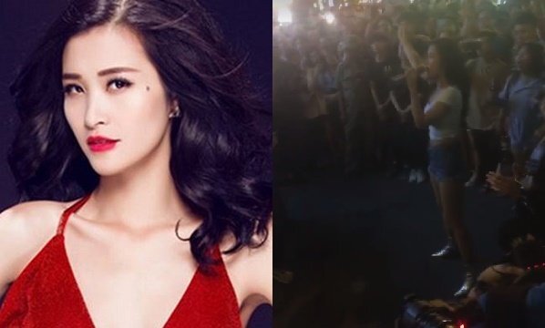 Trình diễn ngẫu hứng, Đông Nhi khiến phố đi bộ Bùi Viện náo loạn