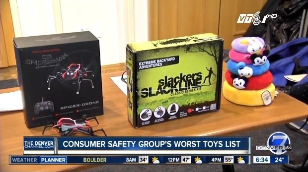 Top những món đồ chơi nguy hiểm nhất năm 2017