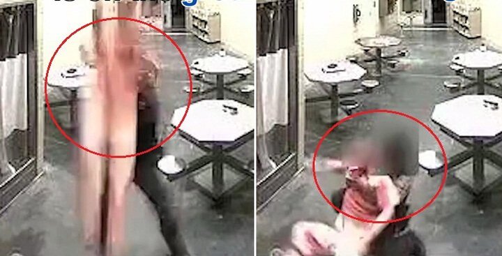 Clip: Quản ngục lấy thân mình đỡ tù nhân nhảy lầu tự tử