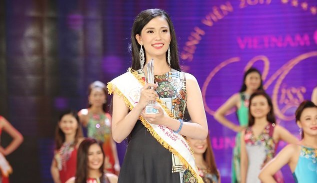 Nữ sinh xinh đẹp ĐH Tây Đô đăng quang Hoa khôi Sinh viên Việt Nam 2017