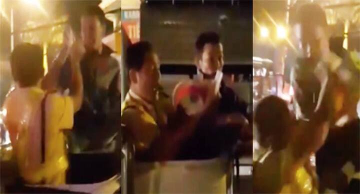 Video: Xử lý vi phạm, CSGT bị tài xế đánh bay mũ giữa đường