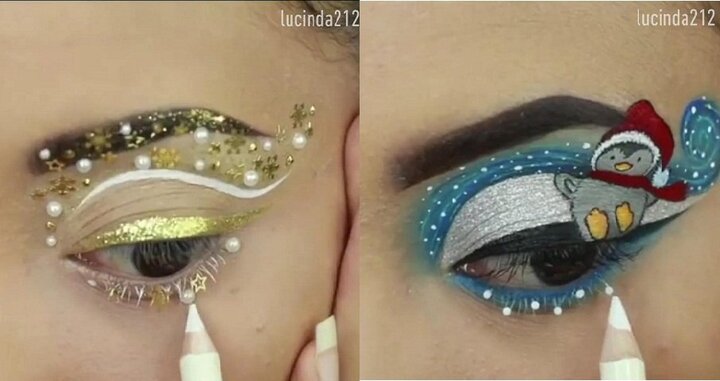 Video: Những kiểu trang điểm mắt đẹp long lanh cho Giáng sinh