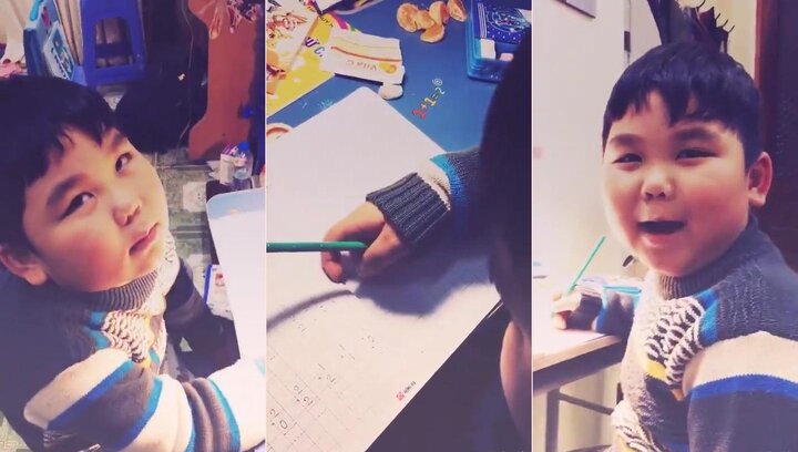 Clip anh dạy em trai làm toán khiến dân mạng cười nghiêng ngả