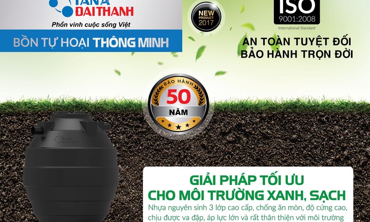 Tân Á Đại Thành ra mắt giải pháp đột phá thay thế bể phốt truyền thống