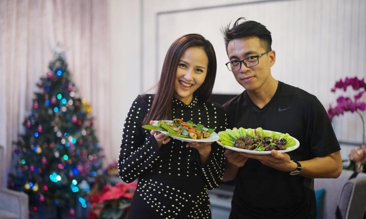 Hoa hậu toàn cầu Khánh Ngân: 'Kể từ nay trong tiêu chuẩn phu quân phải biết nấu ăn'