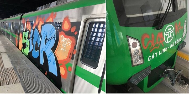 Kẻ xâm nhập, vẽ bậy tàu đường sắt Cát Linh - Hà Đông đối diện mức án nào?