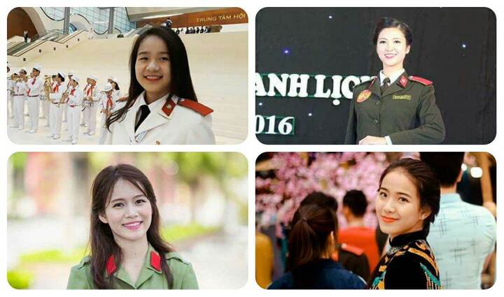 Những nữ học viên xinh đẹp, tài năng nhất Học viện ANND năm 2017