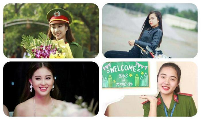 4 cô gái nổi bật của Học viện Cảnh sát nhân dân