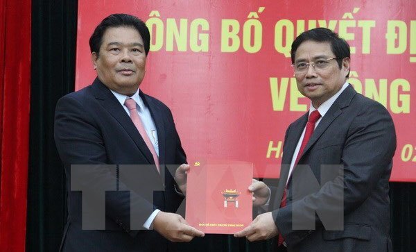 Ông Sơn Minh Thắng giữ chức Bí thư Đảng ủy Khối các cơ quan Trung ương