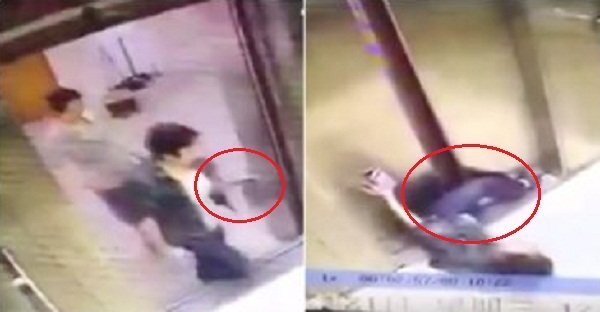 Mải dùng điện thoại, bị thang máy kẹp đứt chân