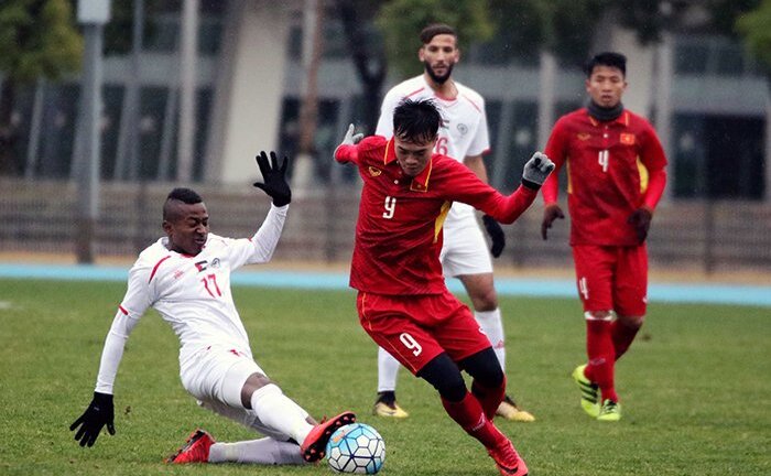 U23 Việt Nam căng mình đấu U23 Palestine dưới cái lạnh tê tái ở Trung Quốc