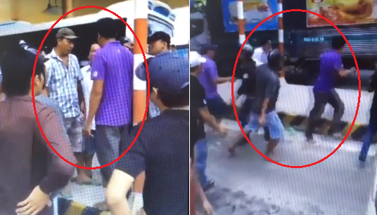 Video: Tài xế bị nhóm người đánh tới tấp ở BOT Sóc Trăng