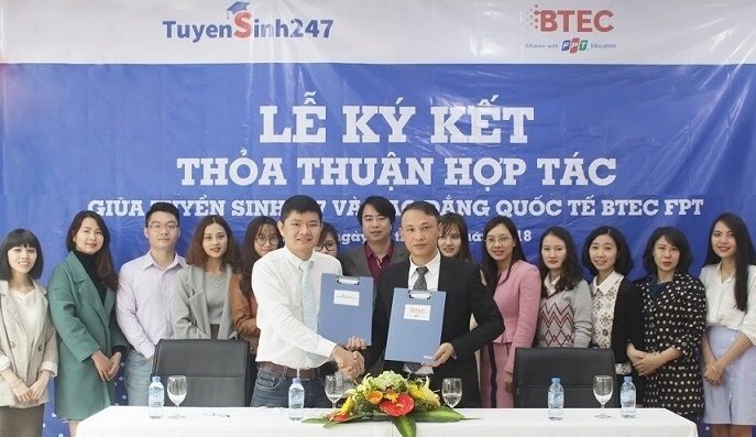 Trường Cao đẳng Quốc tế BTEC FPT hợp tác với Tuyensinh247.com