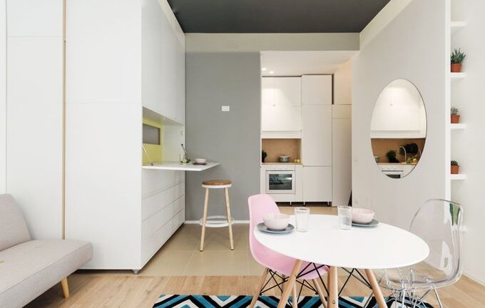 Căn hộ 29 m2 tưởng trống không hóa ra lại tiện ích bất ngờ