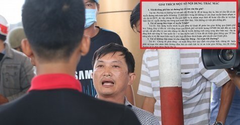 Liên tục bị tài xế hỏi khó, BOT Sóc Trăng chuẩn bị sẵn văn bản trả lời