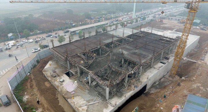 Ảnh: Hiện trường đổ nát sau vụ sập giàn giáo khiến 3 người chết ở Hà Nội