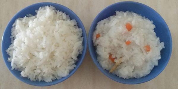Mách mẹ cách nấu 2 trong 1, vừa có cơm, vừa có cháo ăn dặm thơm ngon cho con