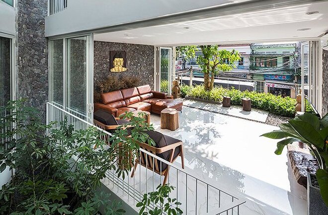 Ngắm ngôi nhà đẹp như resort ở Nha Trang, được báo nước ngoài hết lời ca ngợi