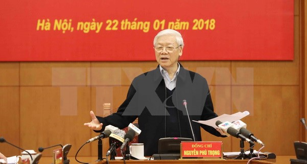 Tổng Bí thư: 'Kiên quyết loại khỏi bộ máy những cán bộ hư hỏng, tham nhũng'