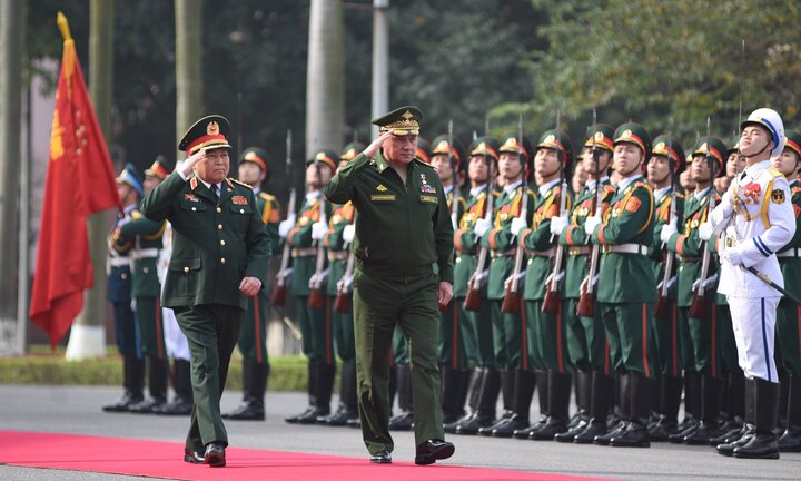 Ảnh: Bộ trưởng Quốc phòng Nga thăm Việt Nam