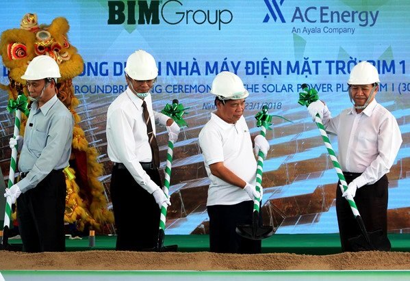 Khởi công Nhà máy điện mặt trời dự án BIM 1