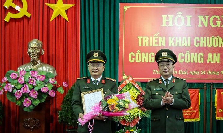 Nguyên Bí thư Đoàn Bộ Công an làm tân Phó giám đốc Công an Thừa Thiên - Huế