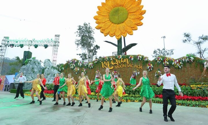 Khai mạc Lễ hội 'Kỳ quan muôn sắc hoa' lớn nhất miền Bắc tại Hạ Long