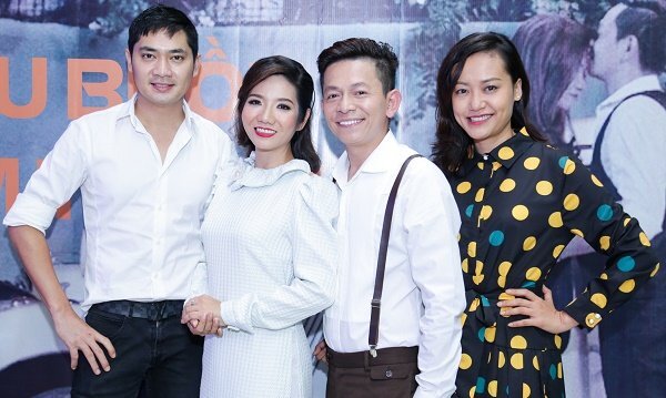 Hồng Ánh sánh đôi Minh Luân đến chúc mừng MV 400 triệu đồng của Tuấn Tú Bolero