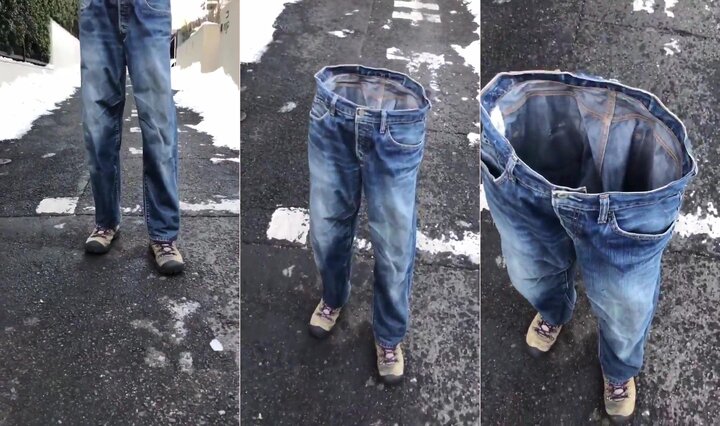 Clip: Phơi quần áo qua đêm ngoài trời lạnh và kết quả giật mình