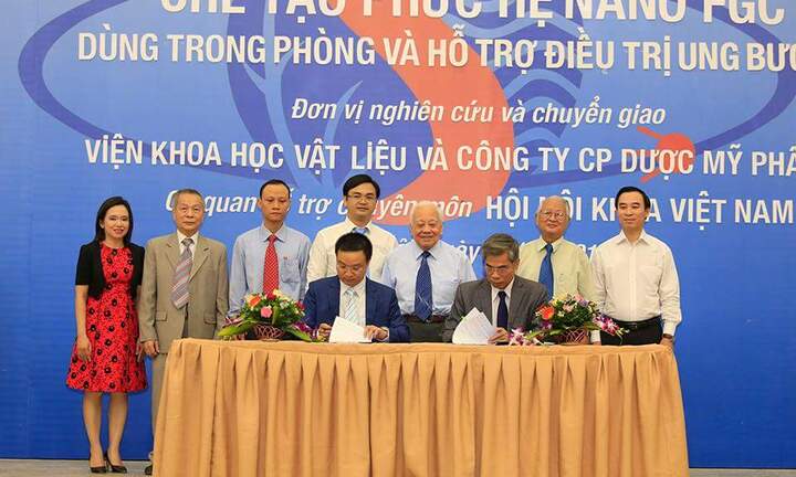 Thương mại hóa thành công phức hệ Nano FGC trên dòng sản phẩm hỗ trợ điều trị cho bệnh nhân ung thư