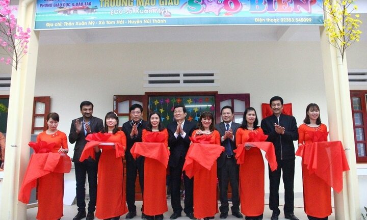 Niềm vui mới cho trẻ em xã đảo Tam Hải trước thềm năm mới