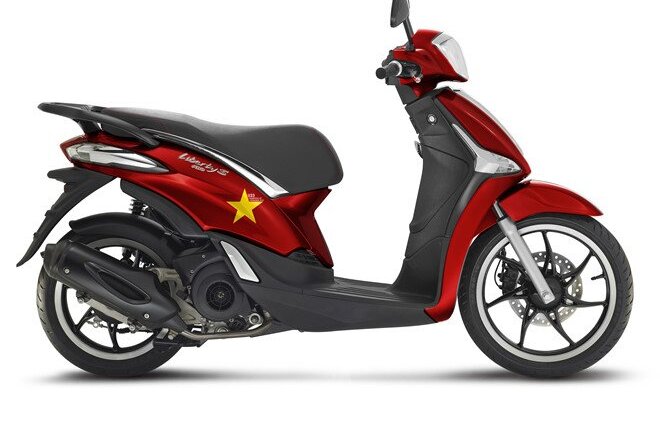 Piaggio Việt Nam gây 'sốt' khi ra mắt xe Liberty phiên bản U23 Việt Nam