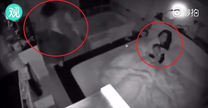 Clip: Chồng lấy thân mình che chở vợ con trong động đất ở Đài Loan