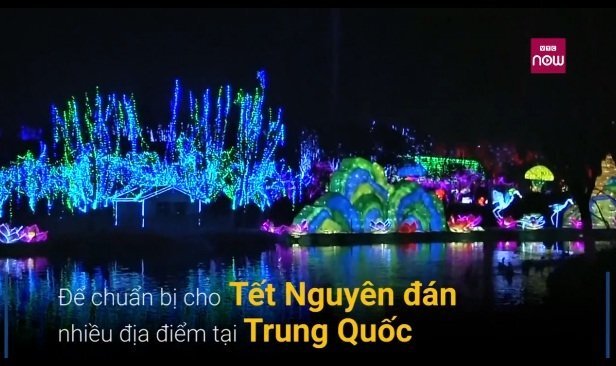 Không khí đón Tết Nguyên đán tràn ngập đường phố Trung Quốc