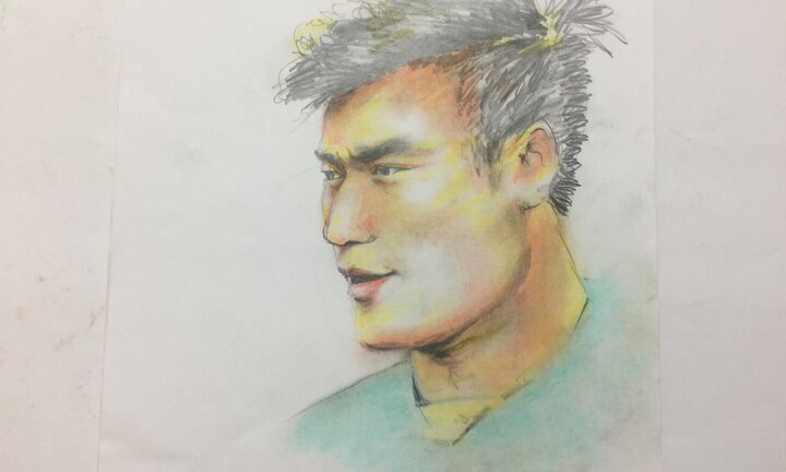 Nam sinh 1 tuần miệt mài ký hoạ tuyển thủ U23 Việt Nam