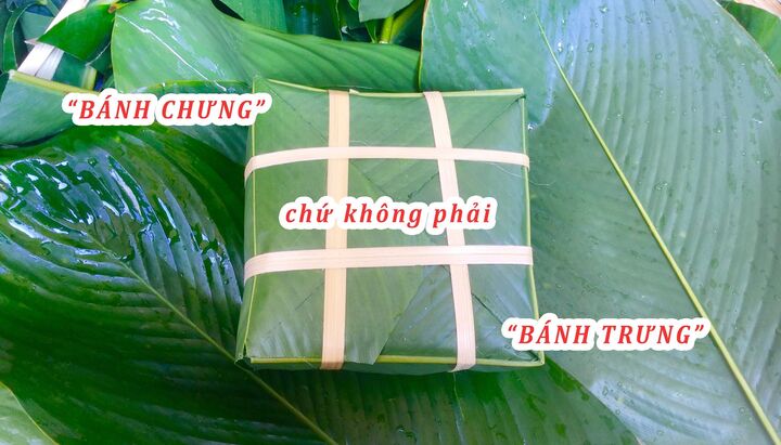 ‘Bánh chưng’ chứ không phải là ‘bánh trưng’