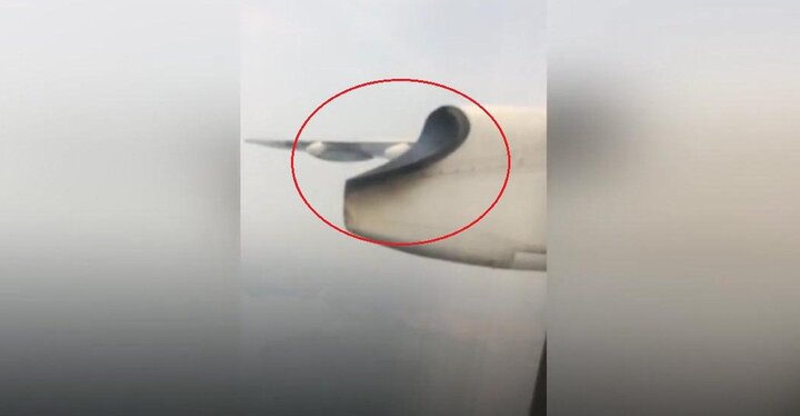 Clip: Động cơ bốc cháy xì khói, máy bay chở 84 người hạ cánh khẩn