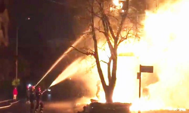 Nguyên nhân phòng giao dịch VPBank ở Quảng Bình bốc cháy dữ dội